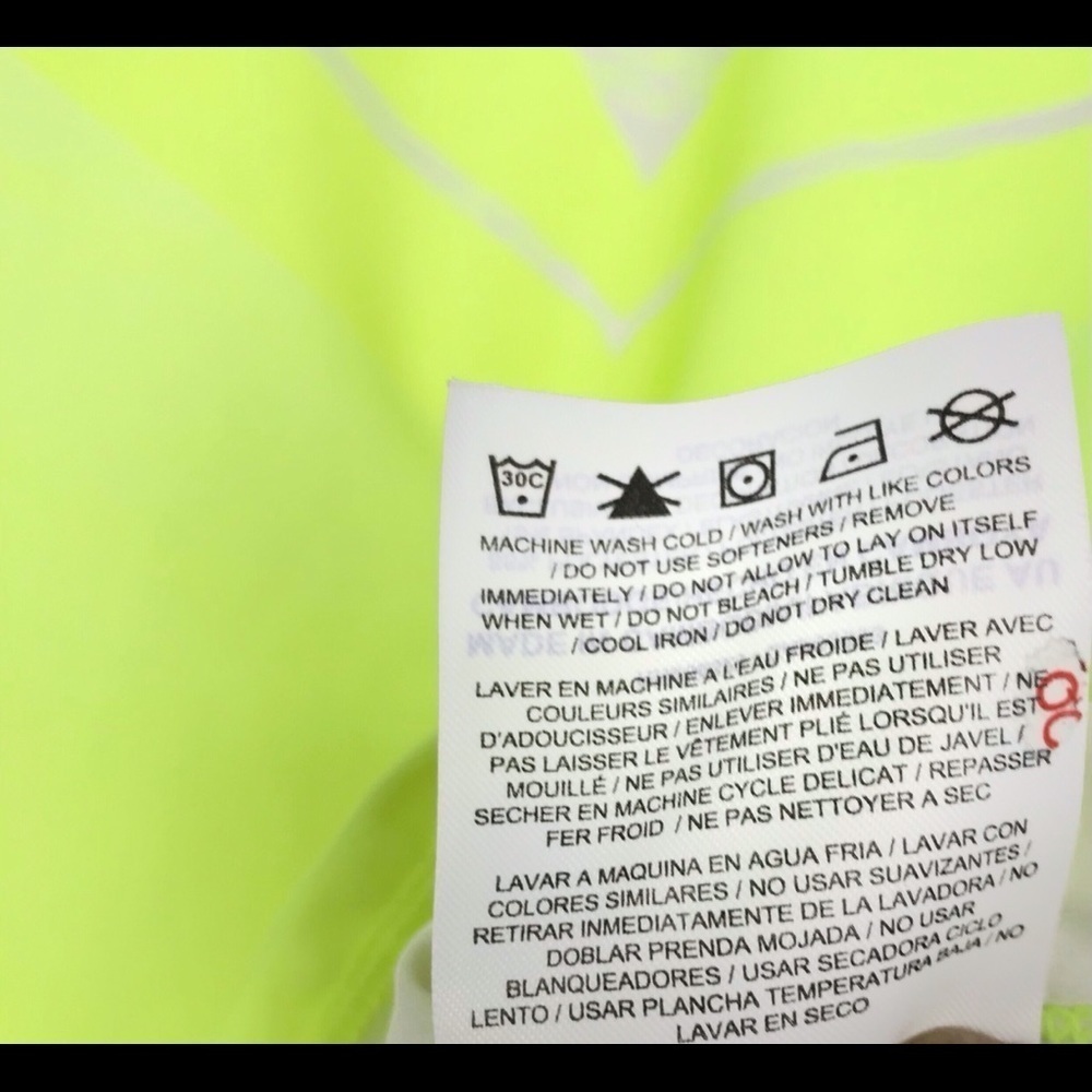 NIKE Neon Racerback Athleisure Tank Top M - Picture 6 of 8